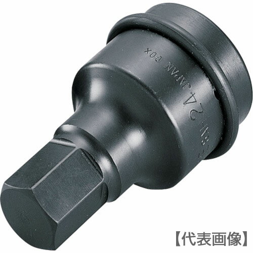 TONE　インパクト用ヘキサゴンソケット　対辺寸法27mm　差込角25．4mm（8AH-27）119-8025【TONE（株）】