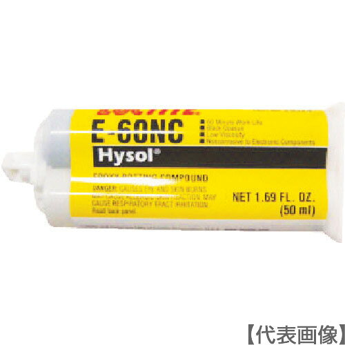製品仕様 商品名 ロックタイト　エポキシ接着剤　EA　Eー60NC　50ml（E-60NC-50）332-7566【ヘンケルジャパン（株）ACM事業部】 内容量1本 販売単位1本 仕様●硬化時間（分）:60.0●可使時間（分）:60●色:黒不透明●粘度:低粘度●容量（ml）:50●用途:電気部品の接着、封止に 仕様2●2液混合型 材質／仕上●主成分:エポキシ樹脂 原産国アメリカ 質量76 質量単位G 特長●2液室温硬化型エポキシ接着剤です。●速硬化性、流動性、低臭気タイプです。●硬化すると広範囲の化学薬品や溶剤に優れた耐性と電気絶縁性があります。 用途●構造用接着、充填封止用。●各種接着。 当店では2014年3月31日23時59分までは、販売価格を旧税率で表示しています。 出荷や発送が4月1日以降になる場合は別途増税分をご請求させていただく場合がございます。 関連商品商品詳細