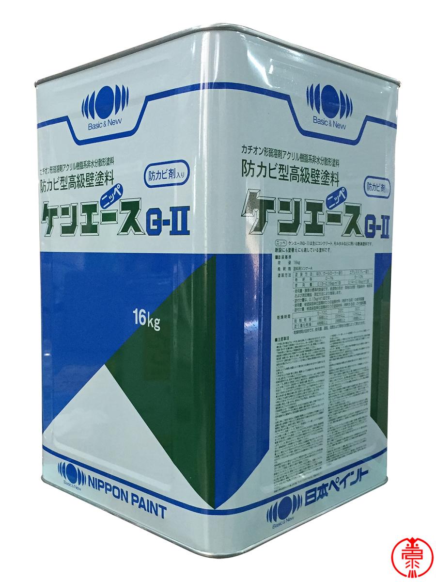 ケンエースG2 つや消し 白/ホワイト 16kg 内外部用塗料 ヤニ・シミ止め塗料 日本ペイント