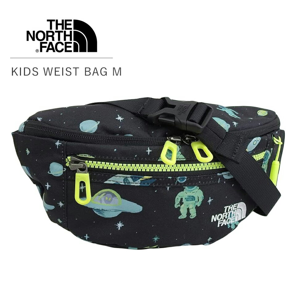 THE NORTH FACE ザノースフェイス キッズ ウエストバッグ ボディバッグ ミニバッグ ミニポーチ バッグ ポーチ アウトドア ブラック 子供用 男の子 女の子 NN2PN01 送料無料のサムネイル