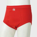 【15%OFFクーポン!3000円以上】紳士 赤の力 ブリーフ メンズ パンツ レッド 綿100% 478394
