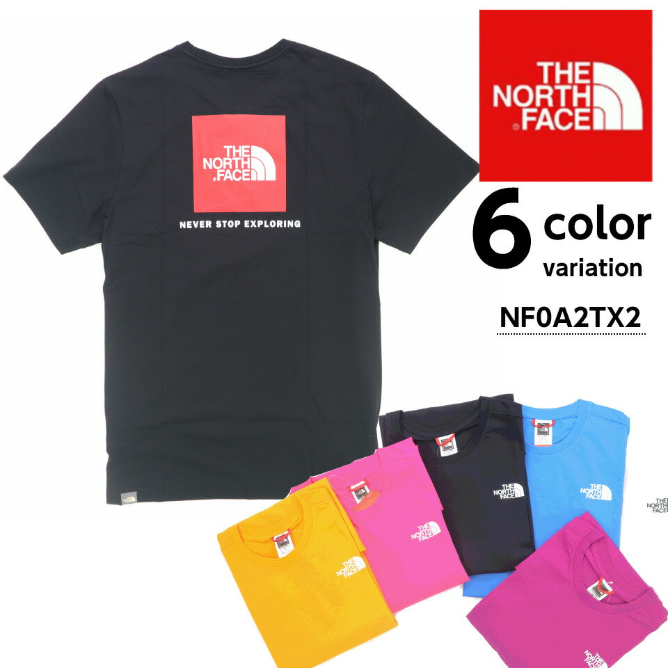 【4H限定！20%OFFクーポン！】ザノースフェイス THE NORTH FACE メンズ ロゴ 半袖 Tシャツ メンズ レッドボックスティー ティーシャツ T-SHIRTS カットソー トップス メンズ S/S NF0A2TX2 S/S RED BOX TEE カットソー 【メール便可】