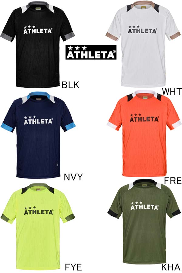 Rakuten - Jrプラクティスシャツ 26s ATHLETA アスレタ 子供 ジュニア ウェア シャツ サッカー フットサル トレーニング 半袖メール便、ポスト投函商品 全国一律送料無料13時までの注文で当日出荷 品番：02436J