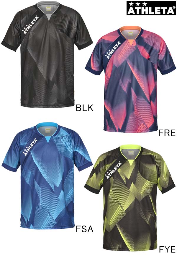 樂天商城 - Jrグラフィックプラクティスシャツ 26s ATHLETA アスレタ ジュニア ウェア シャツ サッカー フットサル トップス 半袖 メール便、ポスト投函商品 全国一律送料無料13時までの注文で当日出荷 品番：02438J