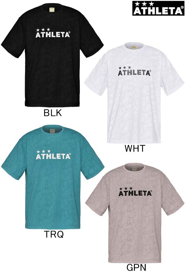 Rakuten - JrジャガードメッシュプラTシャツ 26s ATHLETA アスレタ 子供 ジュニア ウェア シャツ サッカー フットサル 半袖 Tシャツ メール便、ポスト投函商品 全国一律送料無料13時までの注文で当日出荷 品番：03417J
