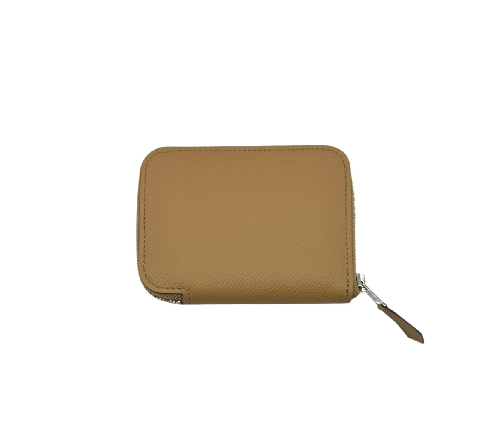 【未使用】HERMES エルメス アザップコンパクト コインケース 財布 ヴォーエプソン ゴールド シルバー金具 U刻印