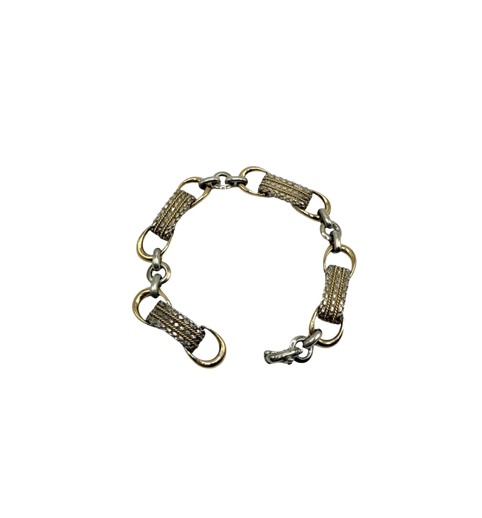 【美品】HERMES エルメス サングルドゥ ブレスレット コンビ 925 750