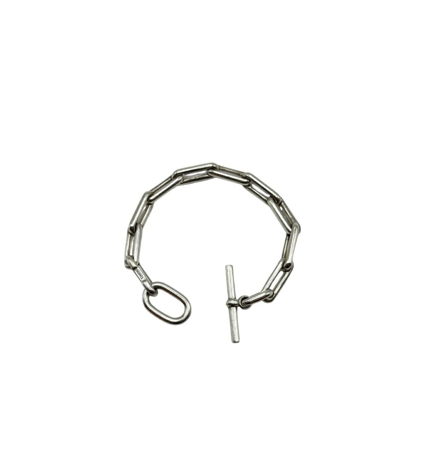 【美品】HERMES エルメス サランボ ブレスレット シルバー 925