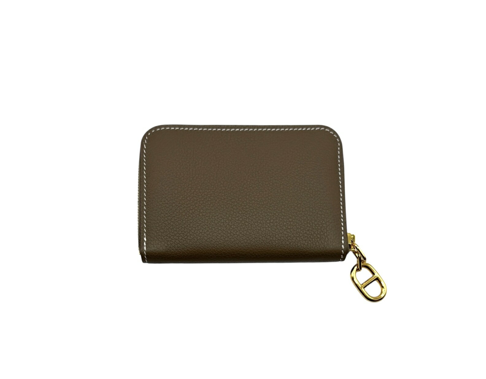 【未使用】HERMES エルメス ジップアンゴー コインケース 財布 エバーカラー エトゥープ ゴールド金具 K刻印