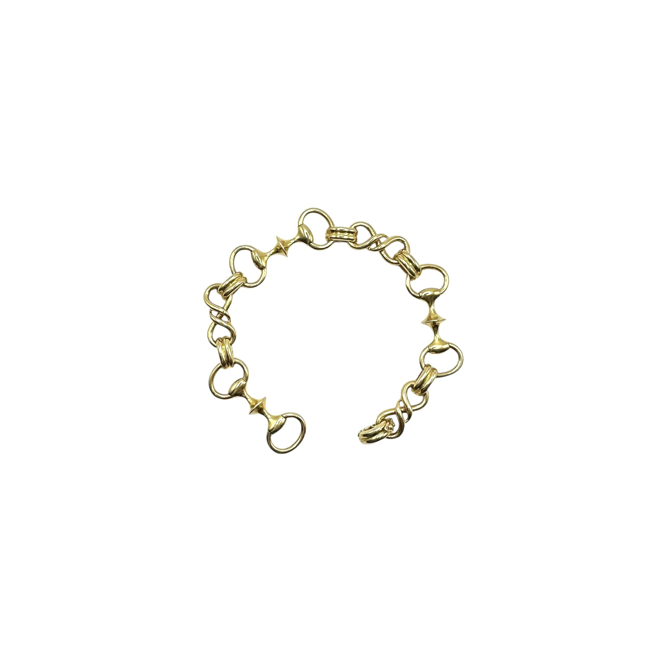 【美品】HERMES エルメス クレドゥセレット ブレスレット ゴールド 750