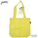 【Junes】ジューンズ・MARKET TOTE マーケットショルダーバッグ（PaleYellowレモンイエロー）(アメリカブランド ジュネス メッシュバッグ ショルダーバッグ エコバッグ 軽量 耐久性 レディース おしゃれ ）