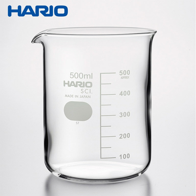 正規販売 HARIO ハリオ ビーカー 500ml B-500SCI サイエンス インク ガラス お手入れ ガラスペン ボトルインク ステーショナリー ペン イ...
