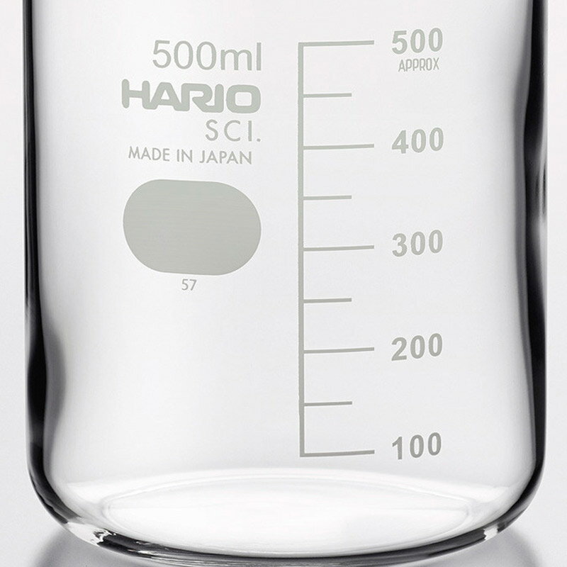 正規販売【HARIO】ハリオ ビーカー 500ml　B-500SCI サイエンス インク ガラス お手入れ ガラスペン ボトルインク ステーショナリー ペン インク落とし 手紙 小物 インテリア おしゃれ 文具 文房具