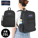 ジャンスポーツ リュック 【正規販売】ジャンスポーツ リュック JANSPORT CROSS TOWN クロスタウン ブラック リュックサック バックパック 大容量 通勤 通学 旅行 鞄 黒 人気 軽量 入学祝い ギフト プレゼント メンズ レディース 0A47LW008