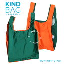 エコバッグ KIND BAG カインドバッグ バイカラー 折りたたみ コンパクト メンズ レディース レジ袋 ブランド ナイロントート バッグ 買い物袋 ECO...