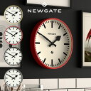 正規販売店 NEWGATE ニューゲート Number Three Railway ナンバースリーレイルウェイ ウォールクロック ブラック グレー イエロー レ...