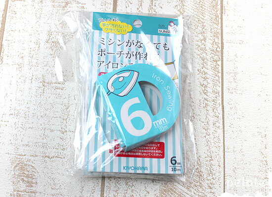 樂天商城 - ミシンがなくてもポーチが作れるアイロンテープ　6mm