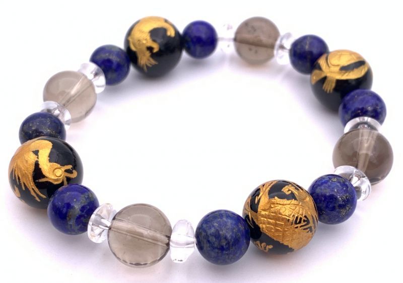 風水四神!天然石金彫りオニキス12...