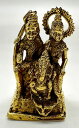 ◆豆仏像-シヴァ・パールバティ・ガネーシャ 像◆ヒンドゥ　インド