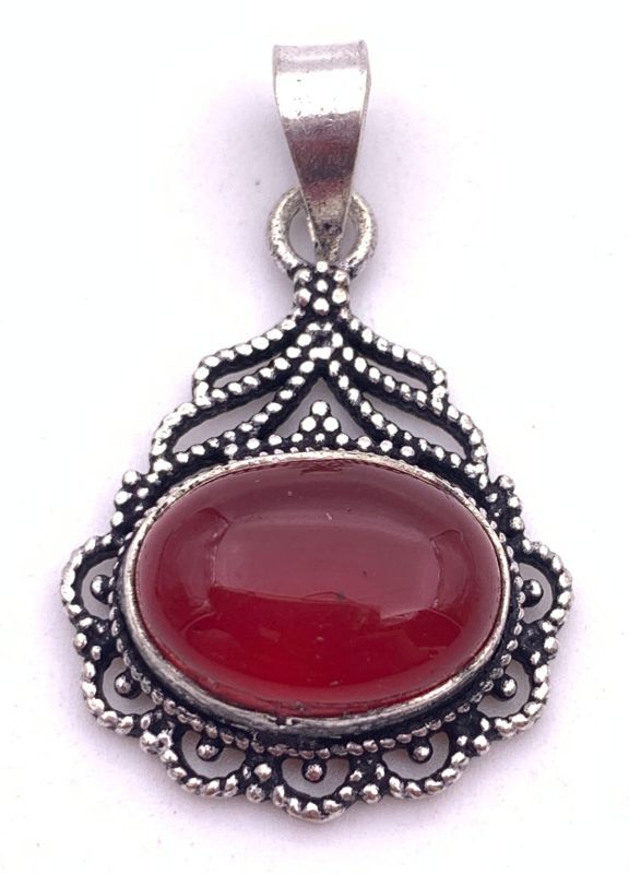 天然石アゲート（メノウ） ⭐︎ペンダントトップ-E1