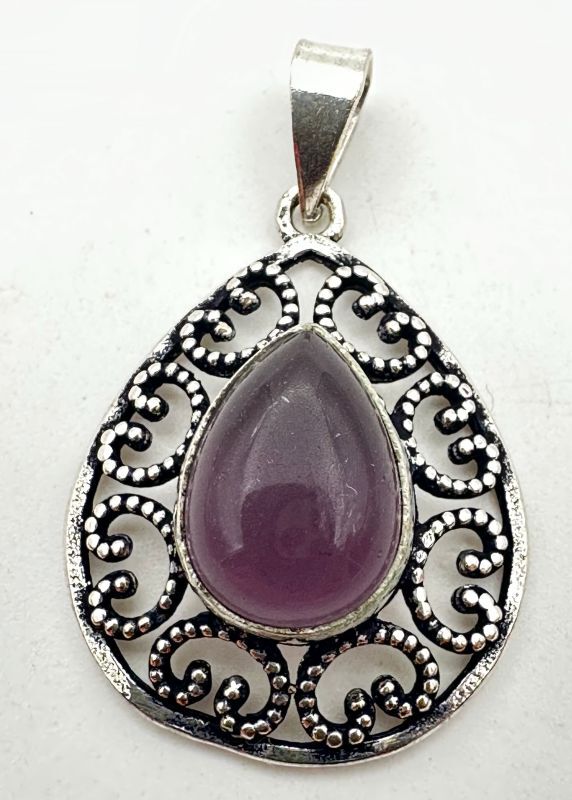 天然石アメジスト（紫水晶） ⭐︎ペンダントトップ-B1