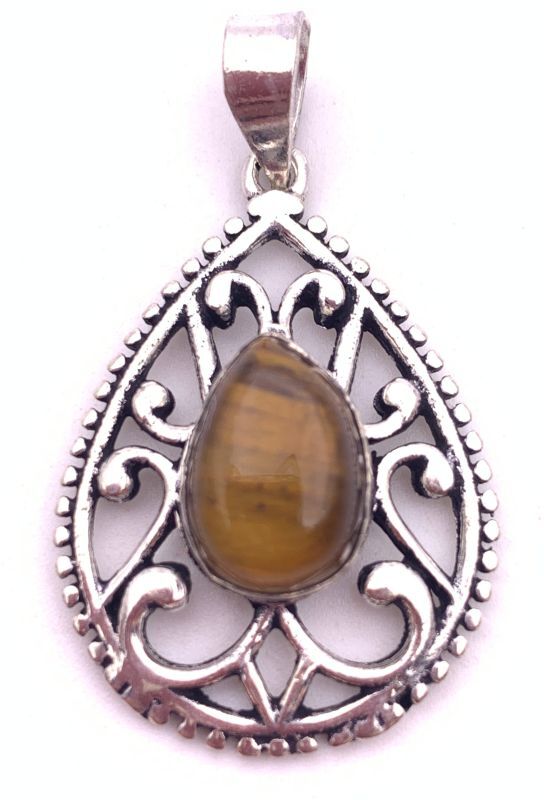 天然石タイガーアイ ⭐︎ペンダントトップ-C1