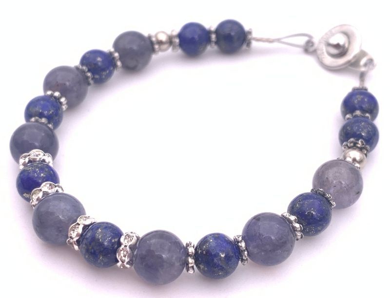 Lapis lazuli × Labradorite bracelet /ラピスラズリ