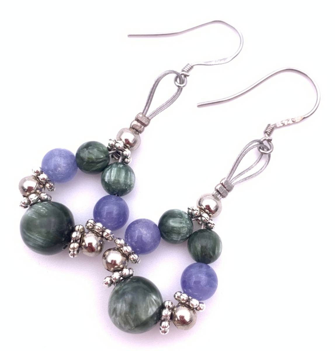 天然石セラフィナイト&タンザナイト...