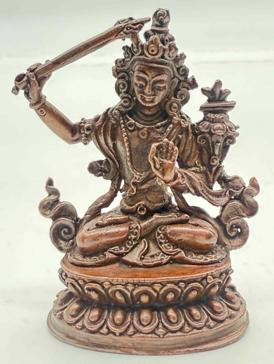 ◆文殊菩薩（マンジュシュリー）像◆仏教 チベット アンティーク風-S