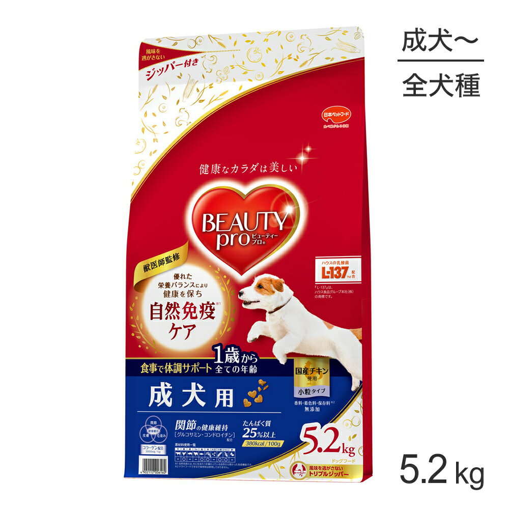 ■最大ポイント10倍【5/9〜要エントリー】ビューティープロ ドッグ 成犬用 1歳から 5.2kg (犬・ドッグ)