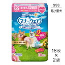 【最大400円オフクーポン■要事前取得】【18枚×2袋】ユニ・チャーム マナーウェア 女の子用 SSSサイズ 超小型犬用 ピンクリボン・青リボン おむつ (犬・...