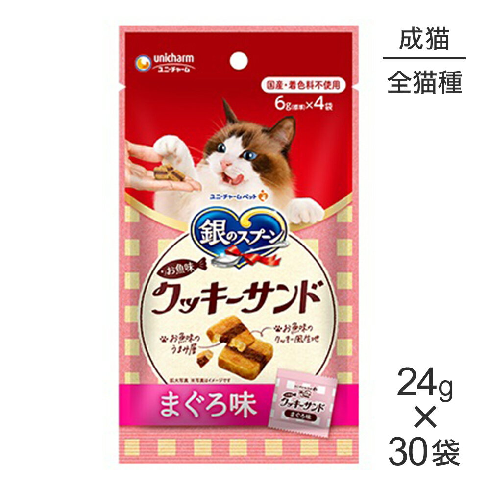 ■最大ポイント10倍【要エントリー】【24g×30袋】ユニ・チャーム 銀のスプーン おやつ お魚味ク