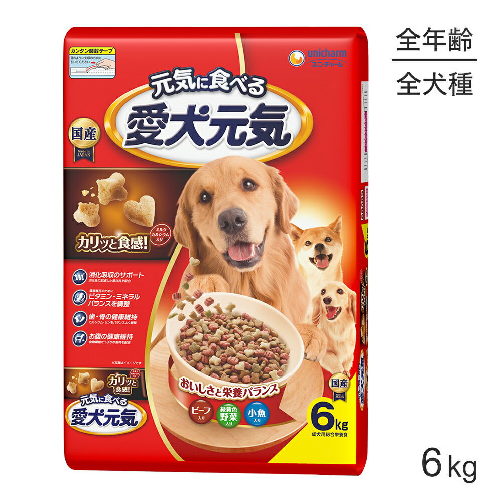 ユニ・チャーム愛犬元気成犬用ビーフ...