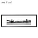 ニューヨーク ブルックリン アート 横長 パネル モノクロ 壁面 飾り おしゃれ インテリア グラフィック 写真 ポスター 絵画