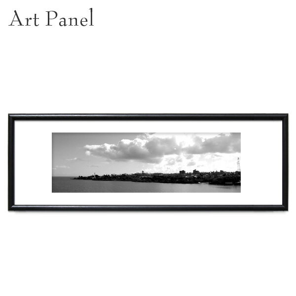 アートパネル 横長 モノトーン 世界遺産 景色 壁掛け 横長アート ポスター 横長風景 おしゃれ 絵画 飾る