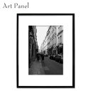 アートパネル 街並み パリ フランス モノクロ 写真 インテリア モダン 縦 額縁 絵画 ポスター 壁飾り