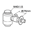 対応水栓　：　INAX TOTO　EUDB300SXG5と同等品 分岐水栓を取り付けることで水栓の奥行きや高さが変わります。 ※取り付け後約58mm高くなります 今ならポイント5倍！ B98-2　SXG7-UF もご使用可能です。一部品番にメーカー欠品が出ており、納期が掛かる場合がございます。