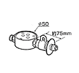 対応水栓　：　タブチ TOTO　EUDB300STA5と同等品 分岐水栓を取り付けることで水栓の奥行きや高さが変わります。 ※取り付け後約32mm高くなります一部品番にメーカー欠品が出ており、納期が掛かる場合がございます。