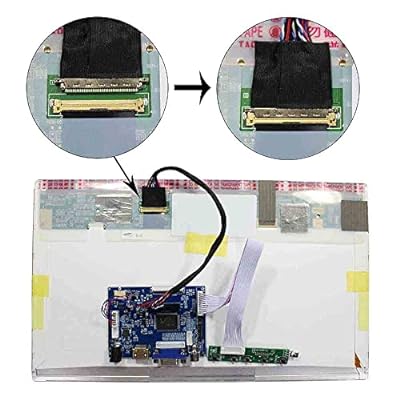 VSDISPLAY HDMI VGA 2AV 入力 LCDコントローラ基板 対応 LTN140AT02 LTN140AT07 LP140WH1 LTN156AT24 LP156WH2 14インチ 15.6インチ 液晶パネル(1366x768 LED