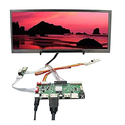 VSDISPLAY 12.3インチ液晶パネル 高輝度 解像度1920x720 LCDコントローラ基板キット (HDMI USB SD AV 基板+12.3"1920x720液晶)ブランドVSDISPLAY色モデルVS56S2,123LCD1...