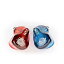 SeeAudio Bravery AE リミテッド エディション インイヤー モニター、4BA IEM インイヤー イヤホン (SeeAudio Bravery AE Blue and Red)