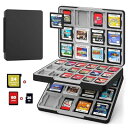 Switch ソフトケース Switchソフト60枚/3DSソフト24枚/MicroSDカード36枚同時に収納 ATiC カード収納ケース Switch/Swi...