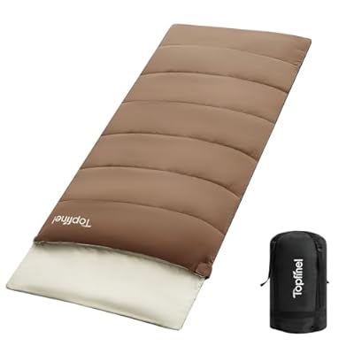 Topfinel シュラフ 冬用 来客用布団 1.8KG 寝袋 オールシーズン 冬用 夏用 コンパクト 収納パック付き アウトドア キャンプ用品 車中泊 防災グッズ 布団セット 快適温度1-6℃