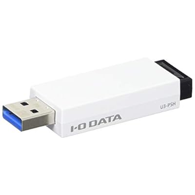 I-O DATA ノック式USBメモリー 8GB U3-PSH8G/W USB 3.0/2.0対応/ホワイト