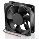小型 120mmx38mm 12cm 12V DC ケースファン CPUファン 冷却ファン 多用途扇風機 DIY FAN 2ピンプラグ CE RoHS(2)
