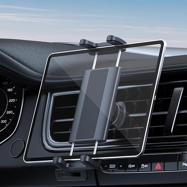 吹き出し口用 タブレット ホルダー 車 ipad ホルダー 車載 スマホスタンド 車のエアコンルーバー取り付..