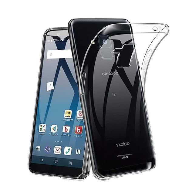 Galaxy Feel2 SC-02L 用の ケース クリア カバー 全透明 TPU 耐衝撃、黄変防止、上質TPU、気泡防止、汚..