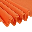 PATIKIL アクリル製ソフトフェルト ファブリックシート ファイバークラフト用シート ディープオレンジ 100cm x 100cm スクエア 厚さ1mm D...