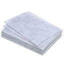 PATIKIL ソフトフェルトシート 自己粘着性 ファブリッククラフトシート グレー 15cm x 10cm DIY ホビー 装飾用 18個入り