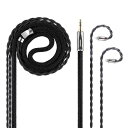 AceOrpheus イヤホンリケーブル 高純度8N単結晶銅OCC 0.78mm 2Pin 3.5mm 衝撃吸収ネットデザイン 金メッキプラグ フラグシップ 音質改善 金属製コネクタ 交換用 着脱式 hifiリケーブル 1.2m DIY (3.5mm